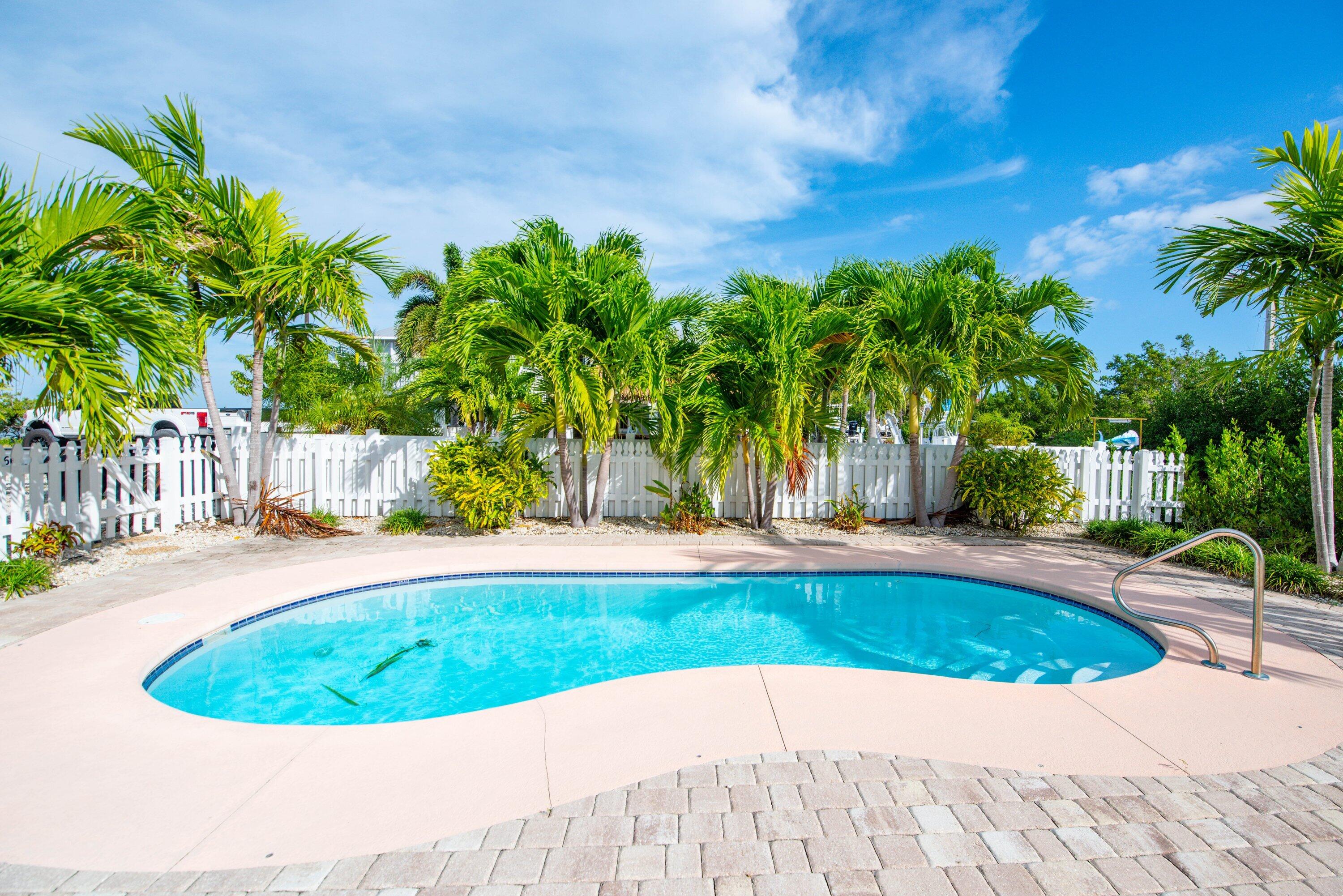643 Indies Road Summerland Key, FL 33042 - Photo 20 of 50 a view of a swimming pool with a patio