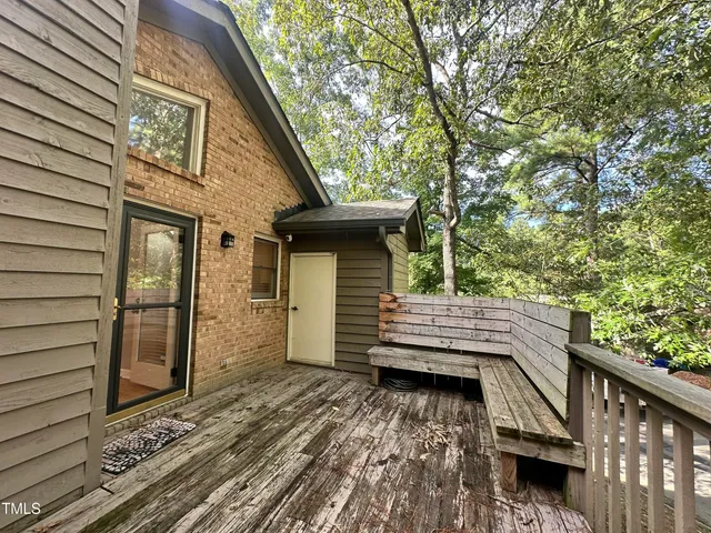 a view of a house with a balcony