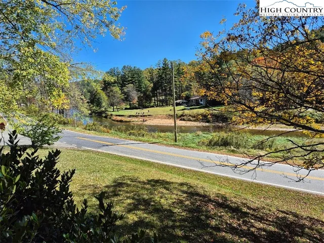 a view of a yard with an outdoor space
