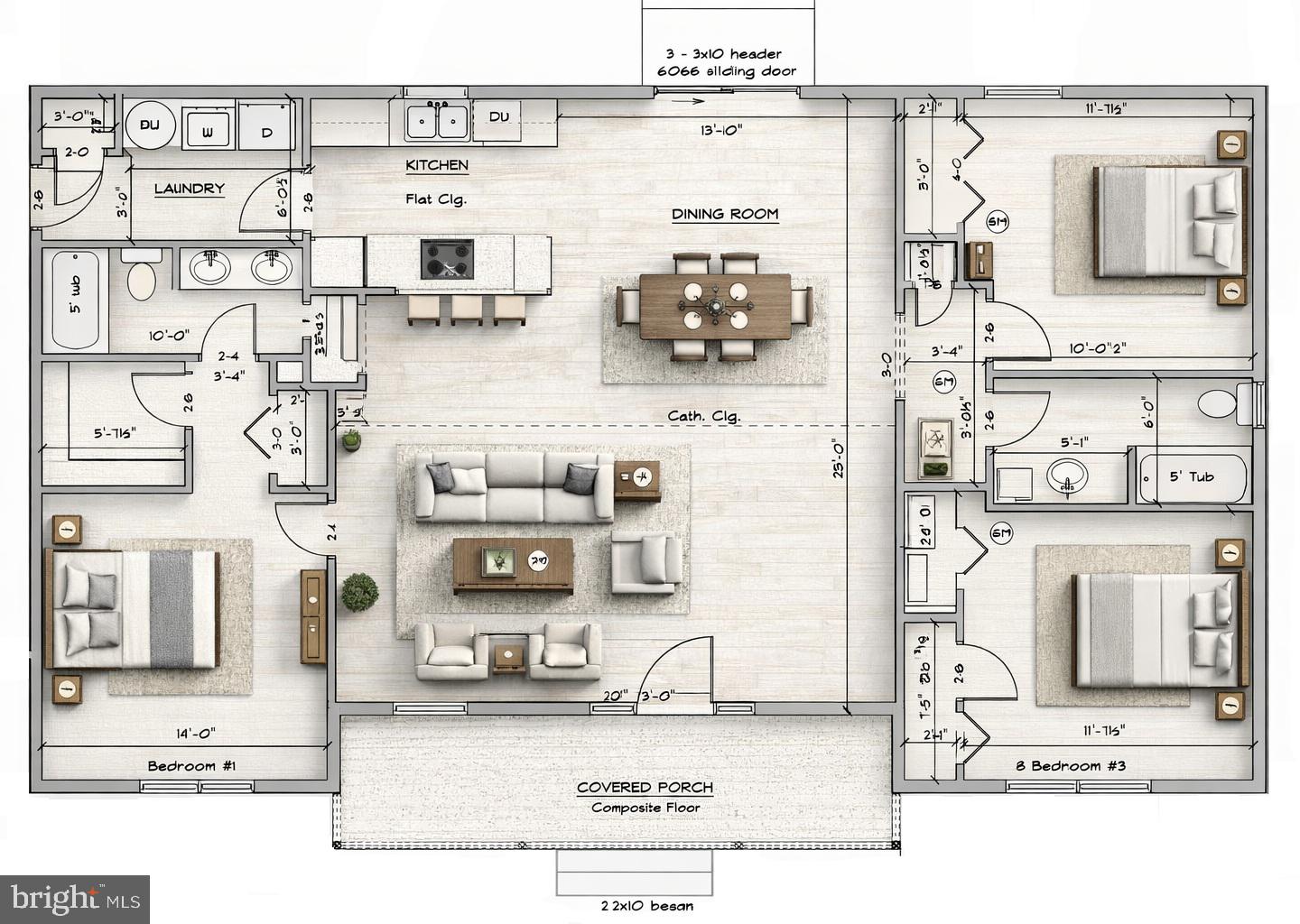 0 West Benson Road Lincoln, DE 19960 - Photo 2 of 2 AI generated from Floor Plan