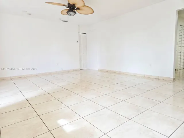 a view of an empty room