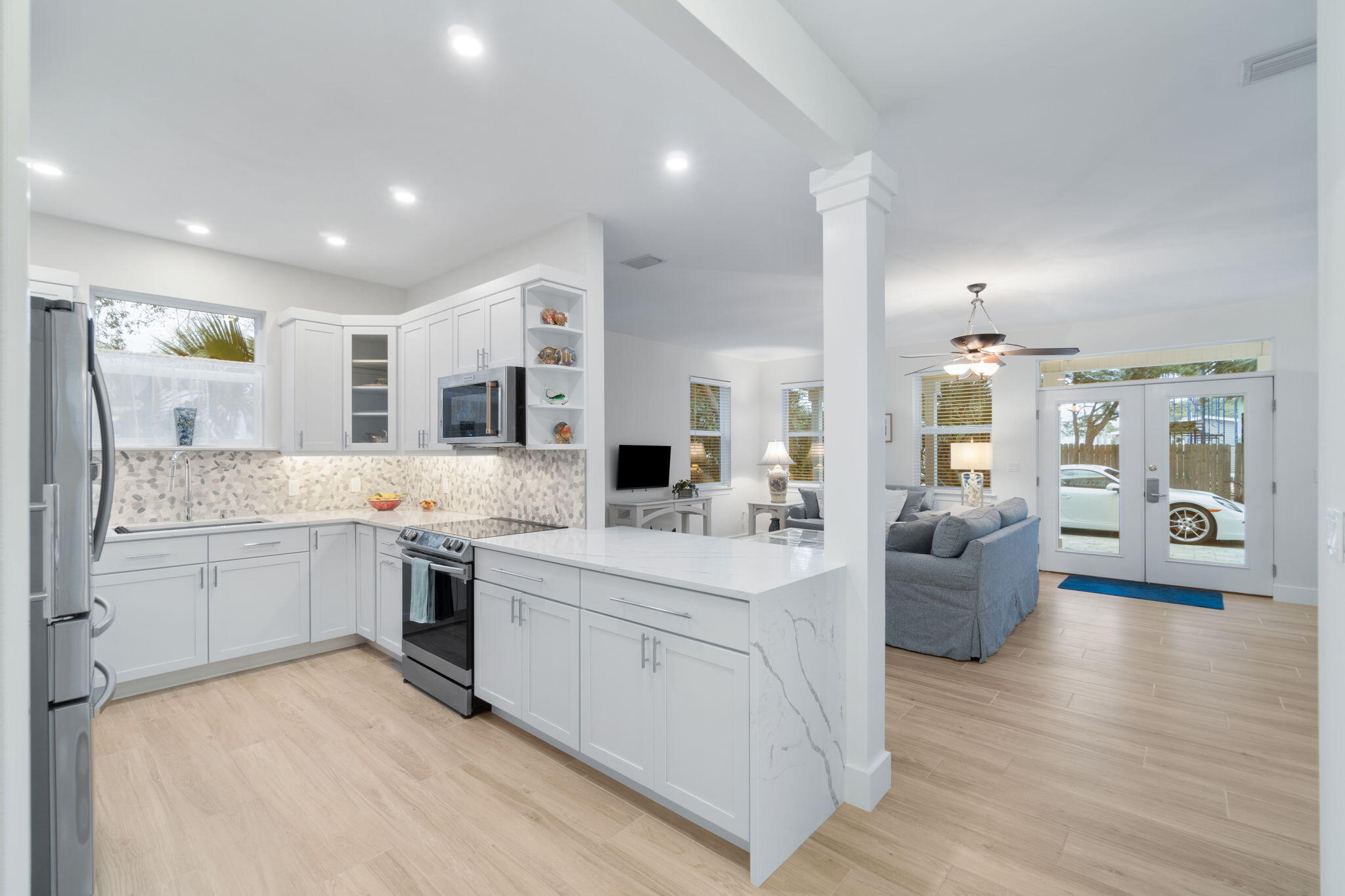 362 South Holiday Road Miramar Beach, FL 32550 - Photo 14 of 51 a large kitchen with a lot of counter space