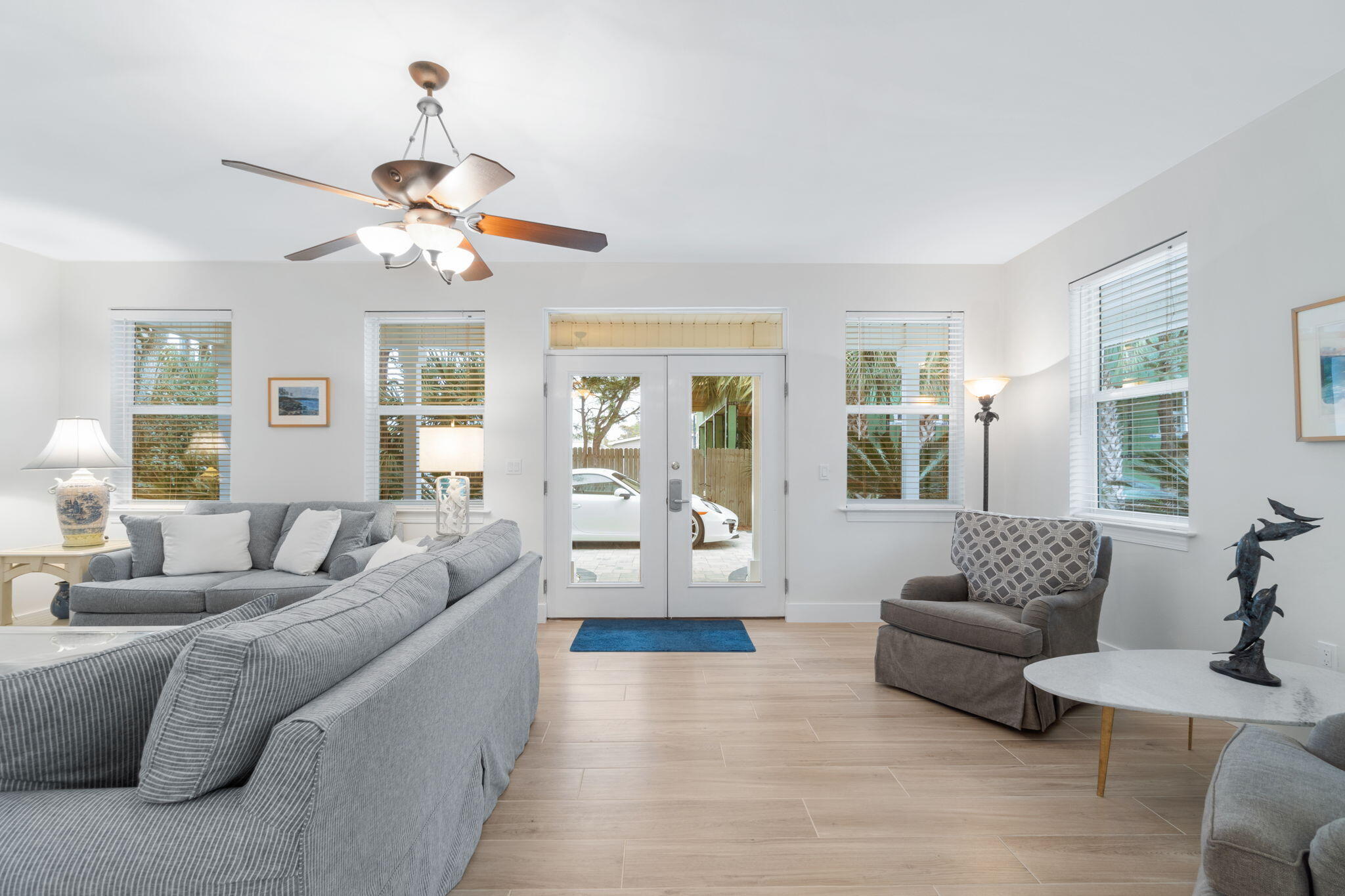 362 South Holiday Road Miramar Beach, FL 32550 - Photo 7 of 51 a living room with furniture and wooden floor