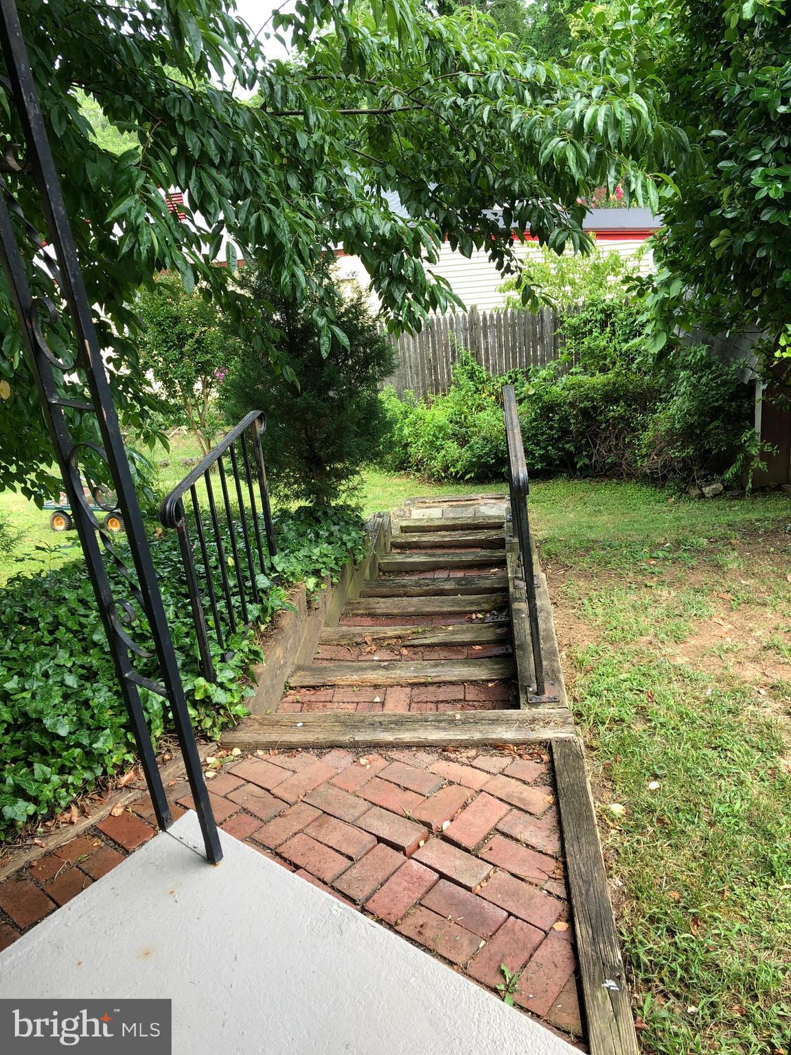 3301 Rutgers Street Hyattsville, MD 20783 - Photo 8 of 53 REAR YARD STAIRWAY