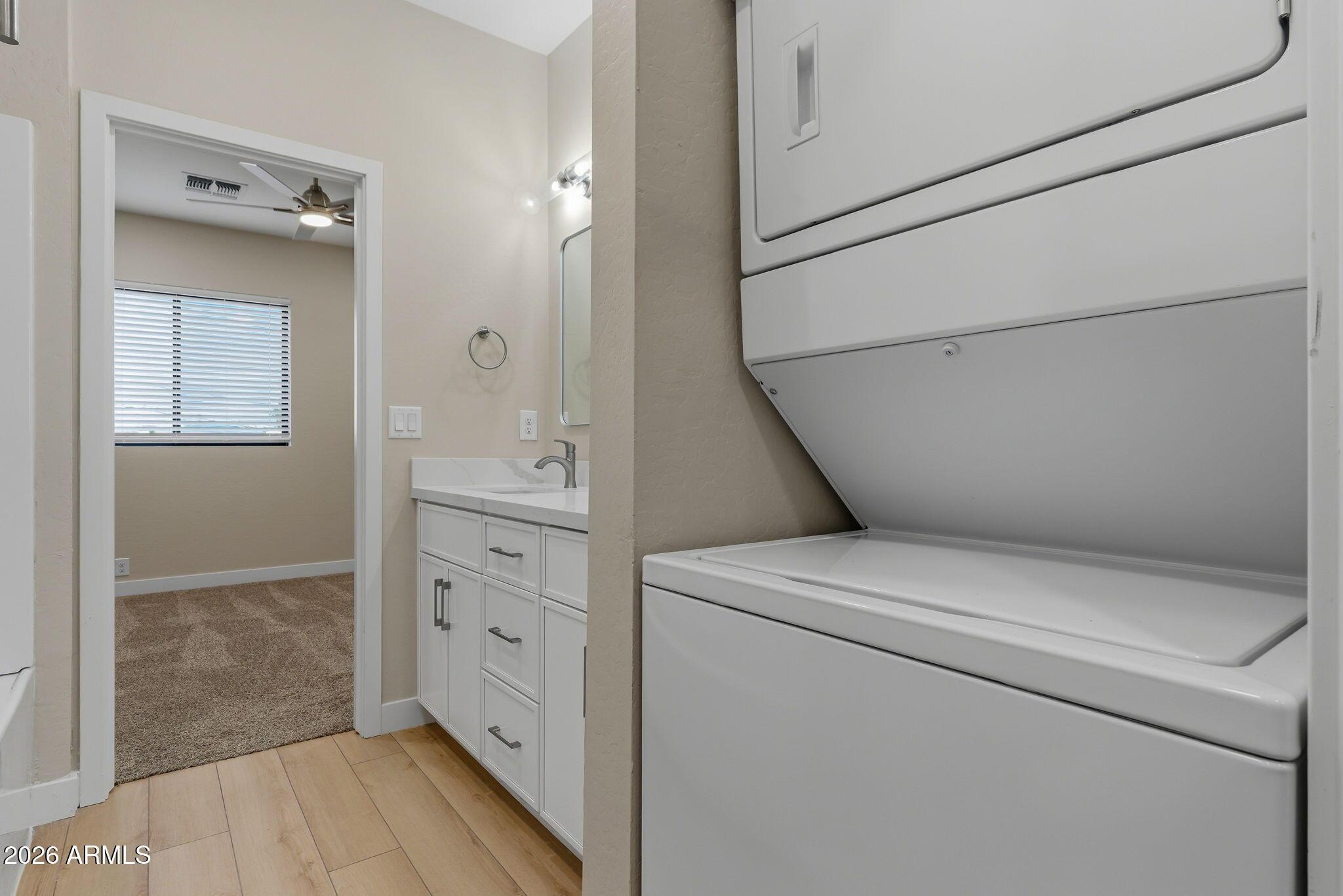1222 East Diamond Street, Unit 2 Phoenix, AZ 85006 - Photo 28 of 35 a view of bathroom with washer and dryer