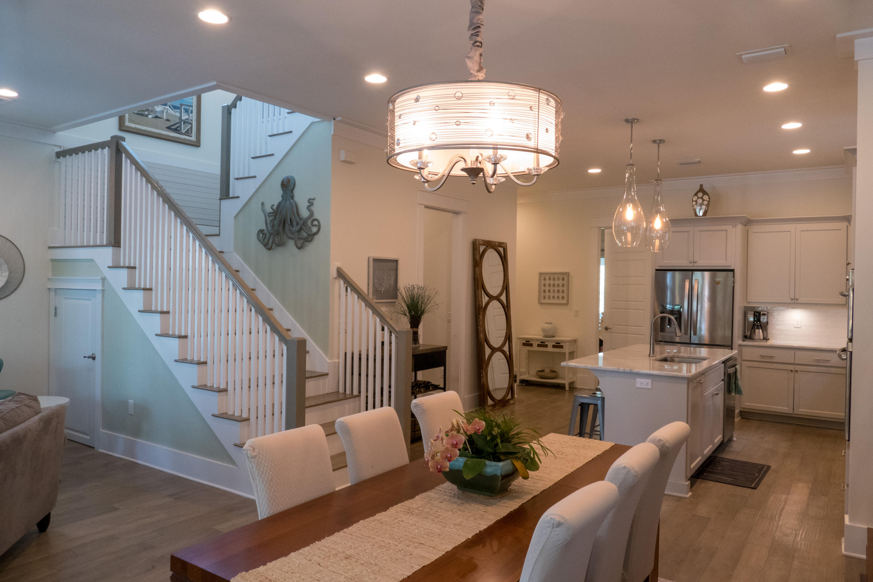 Dining and kitchen