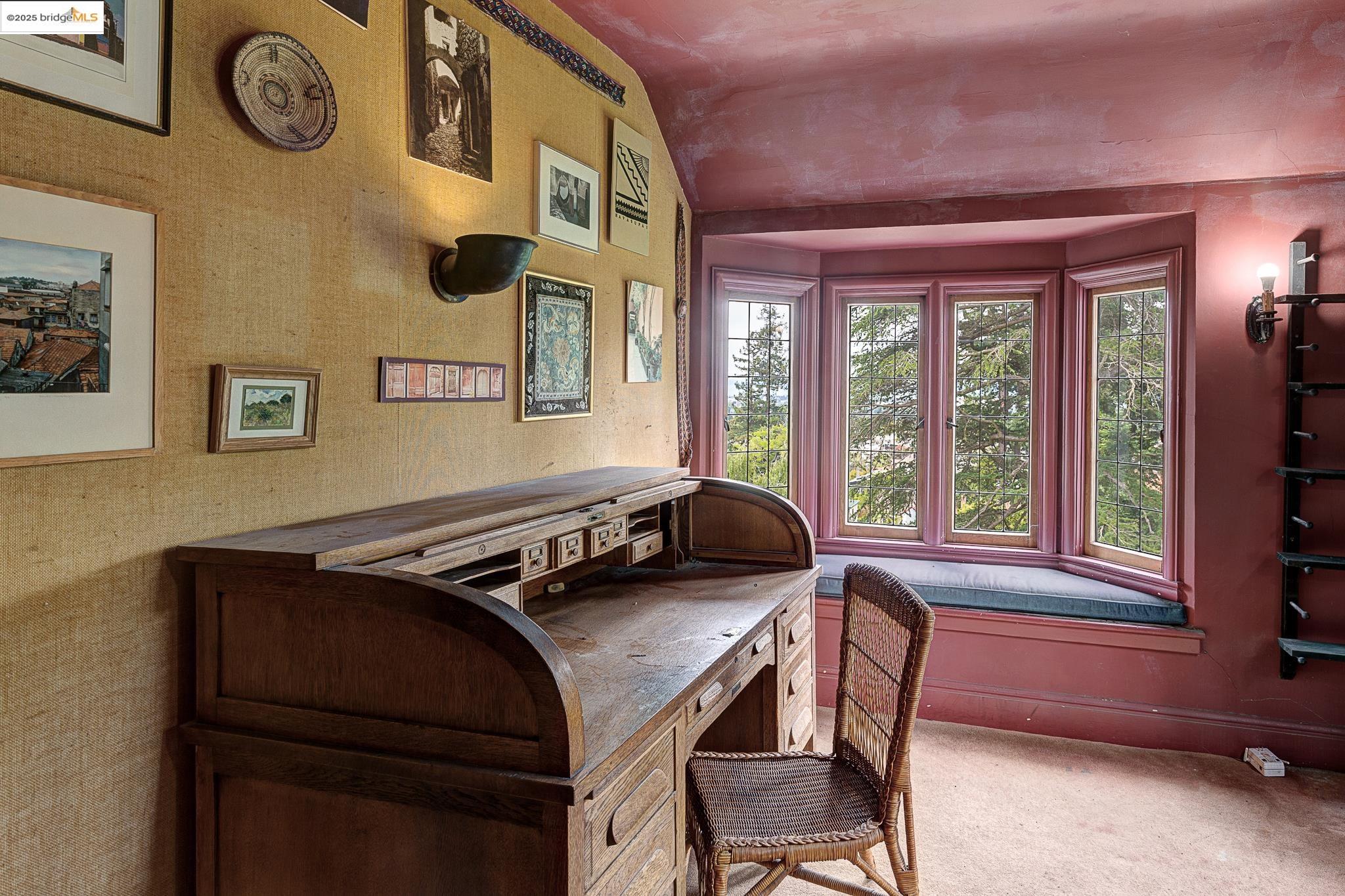 1542 Hawthorne Terrace Berkeley, CA 94708 - Photo 20 of 26 a workspace with furniture and windows