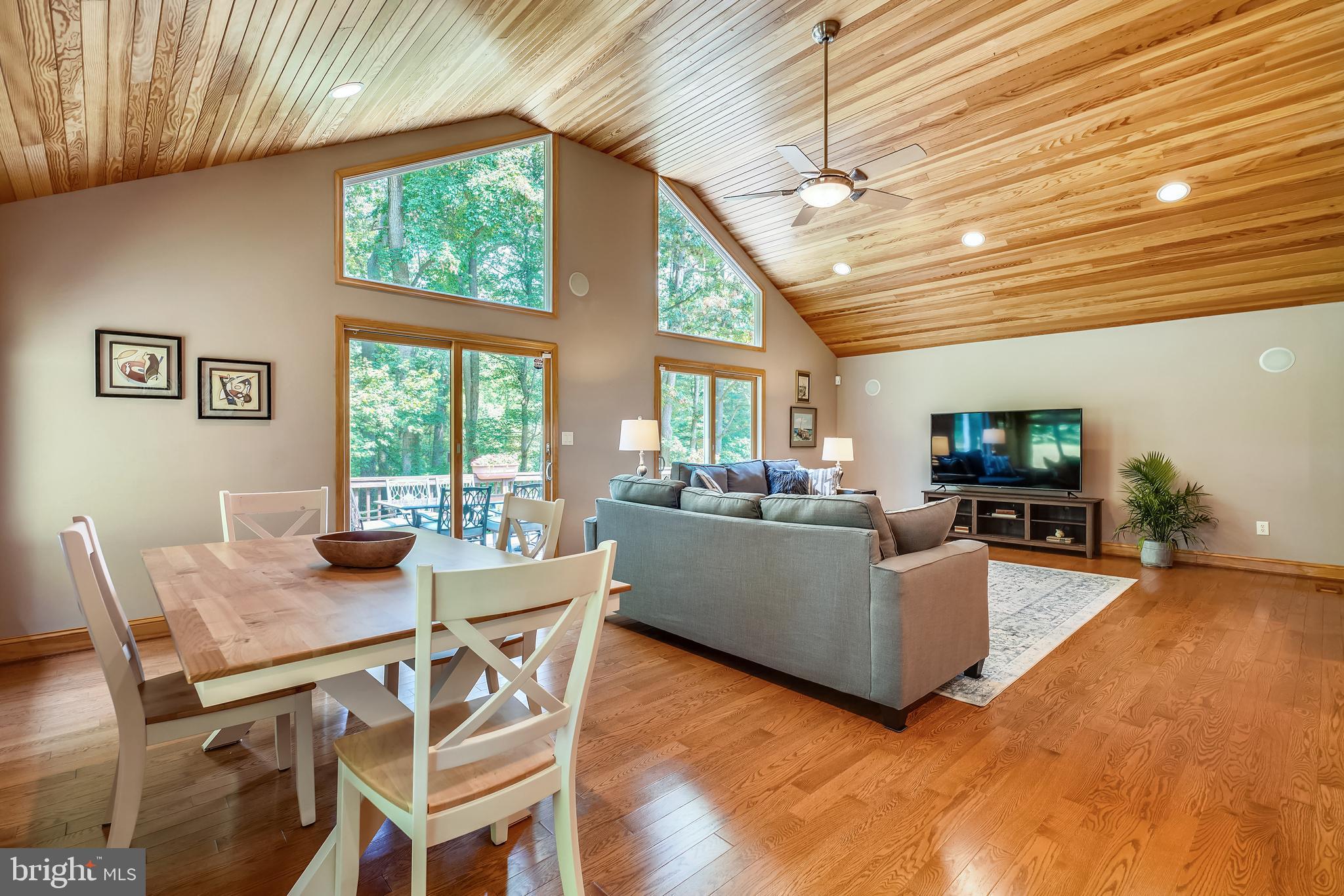 4832 Pleasant Grove Road Reisterstown, MD 21136 - Photo 50 of 102 Soaring White Oak Ceiling and Floors in the IN Law