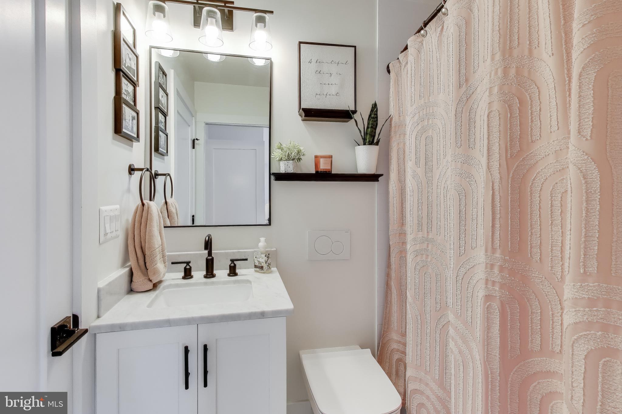 1011 18th Street Northeast, Unit 8 Washington, DC 20002 - Photo 14 of 25 a bathroom with a sink toilet and shower
