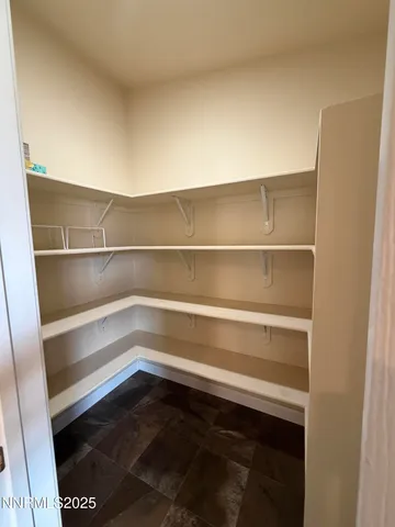 a close view of closet