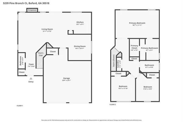$354,046 | 5239 Pine Branch Court, Sugar Hill, GA 30518