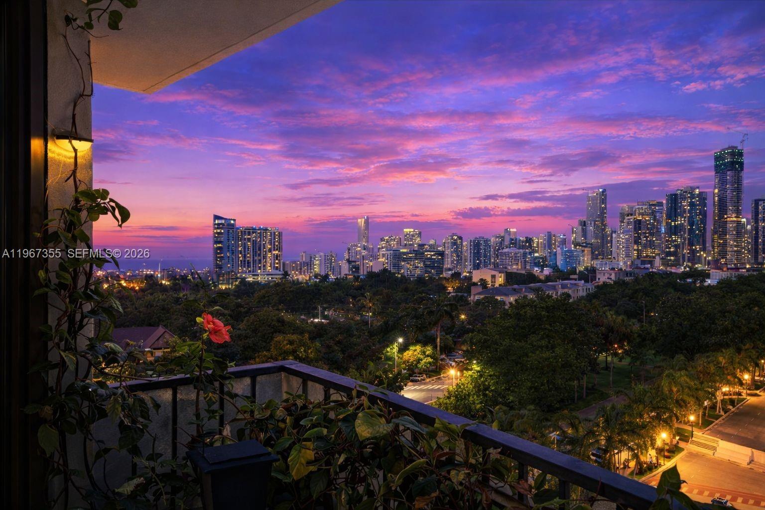 1915 Brickell Avenue, Unit 801 Miami, FL 33129 - Photo 3 of 37 a view of a city from a balcony