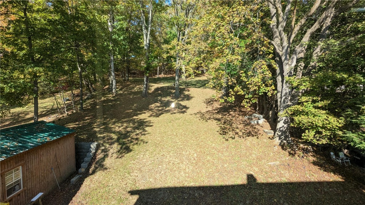435 Main Street Oneonta, NY 13820 - Photo 29 of 38 View of back yard from up stair window