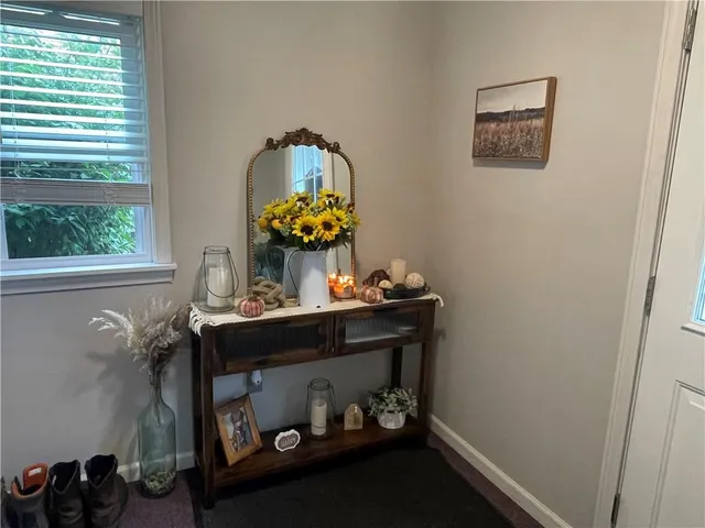 a room with gym equipment