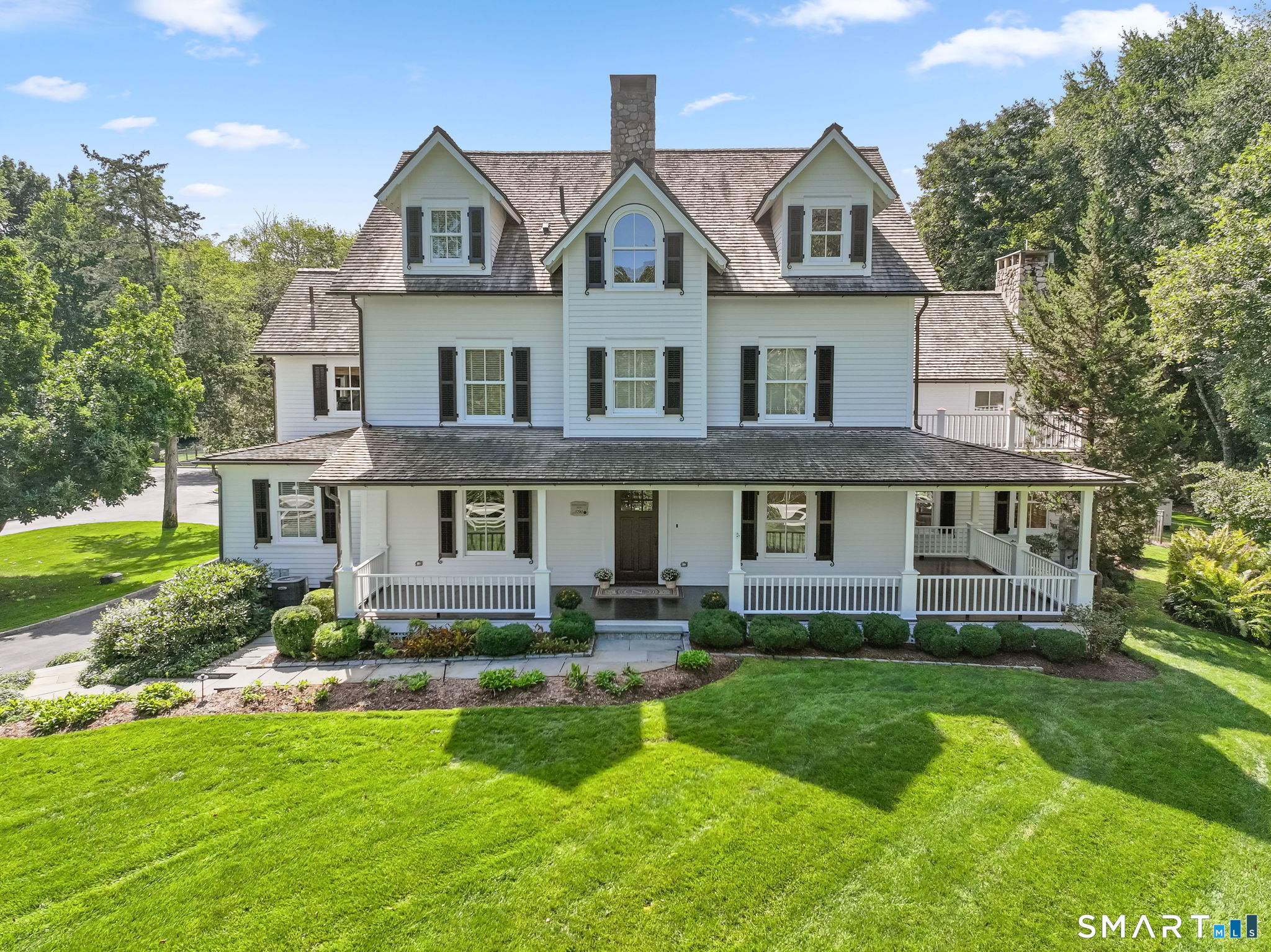 149 Dudley Road Wilton, CT 06897 - Photo 1 of 40 Curb Appeal! Wonderful Wrap Around Porch.