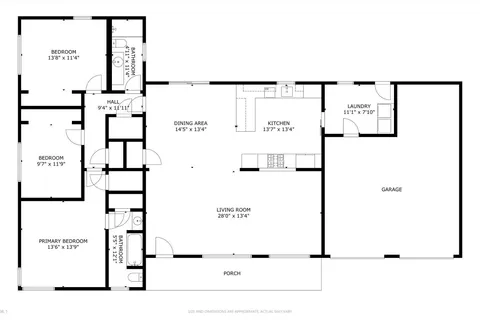 a picture of a floor plan