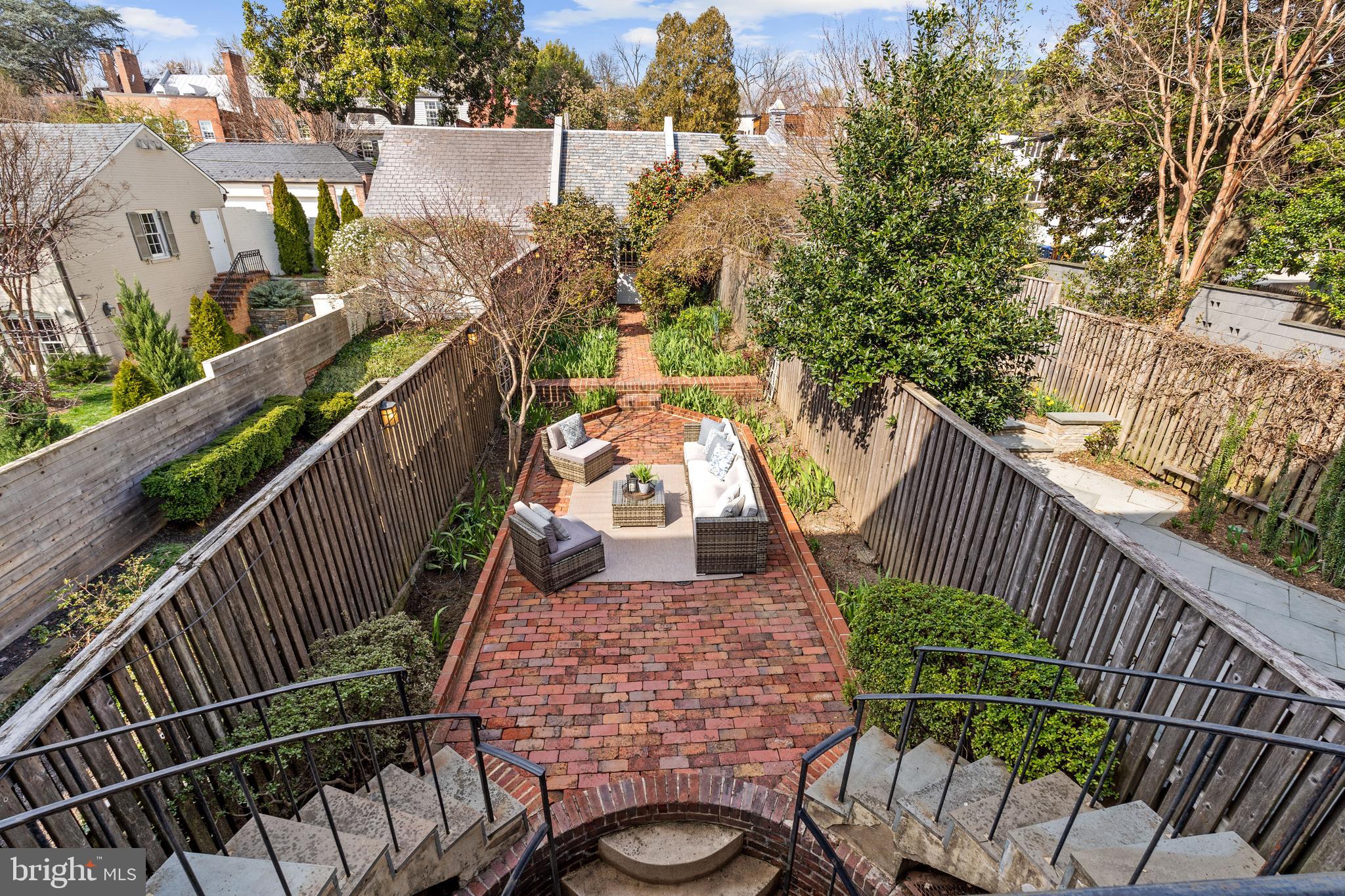 3321 Dent Place Northwest Washington, DC 20007 - Photo 12 of 48 Patio and garden
