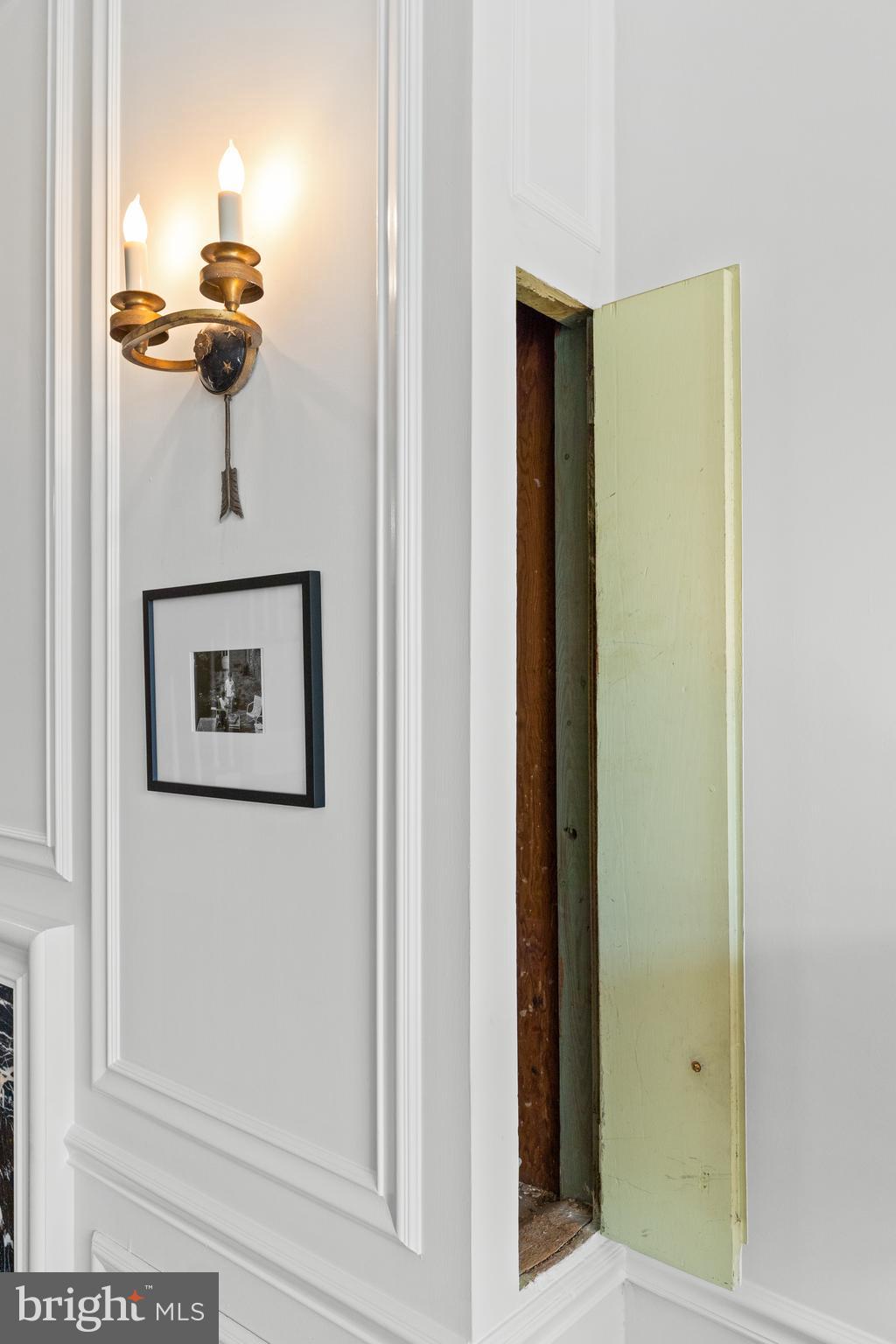 3321 Dent Place Northwest Washington, DC 20007 - Photo 16 of 48 Original paint from 1953 inside panels