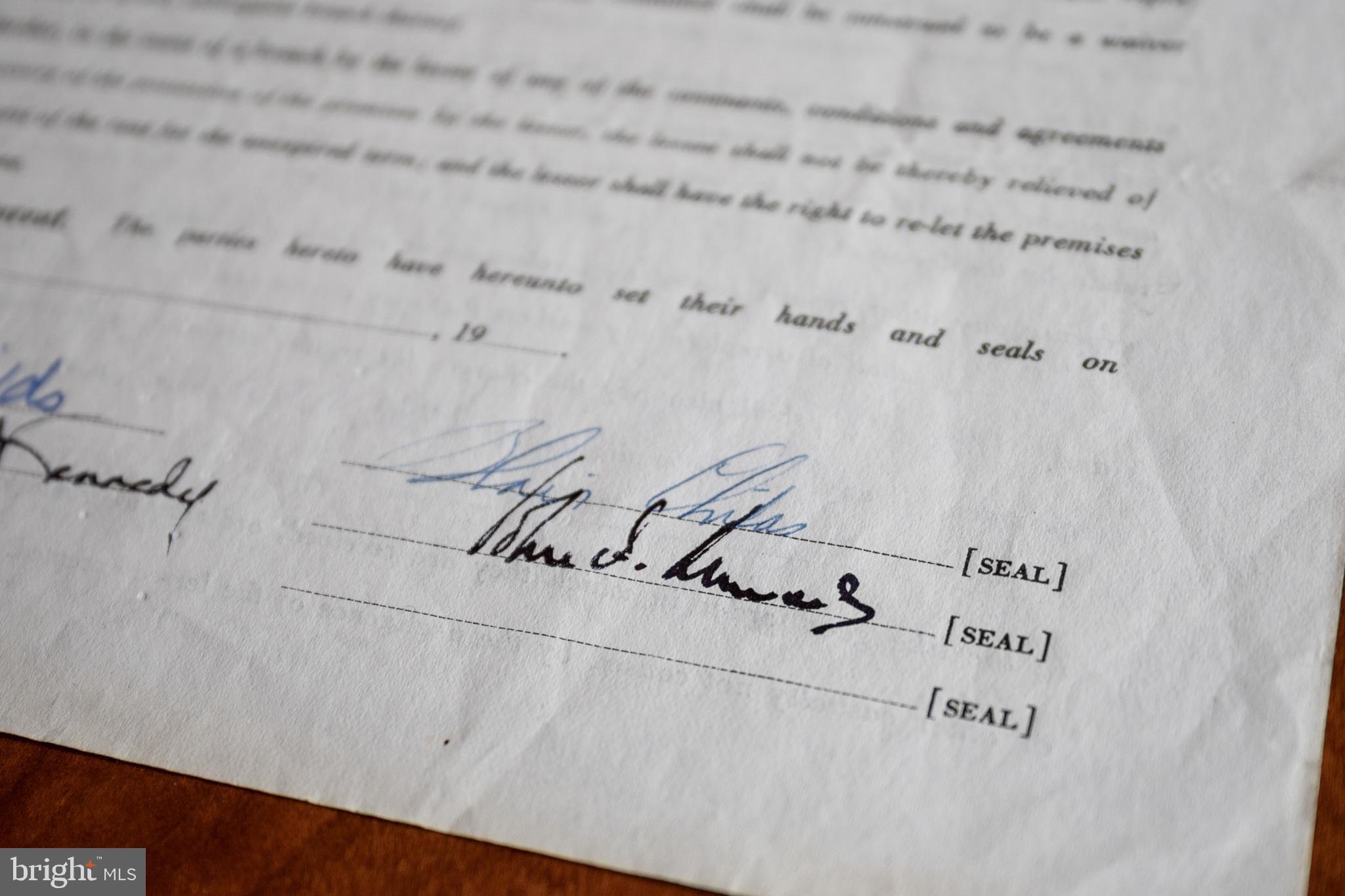 3321 Dent Place Northwest Washington, DC 20007 - Photo 39 of 48 Original lease