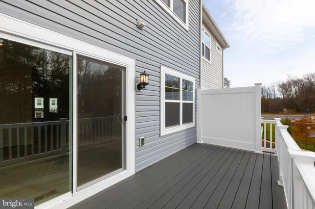 a view of deck in the house