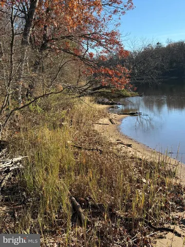 a view of a lake with outdoor space