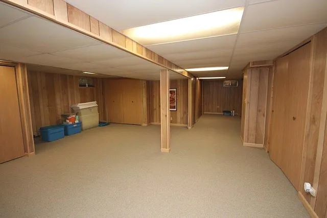 a view of empty room