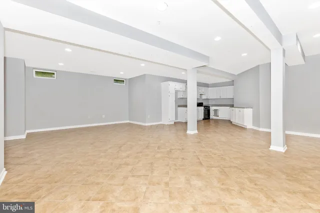 a view of a yard with an outdoor space