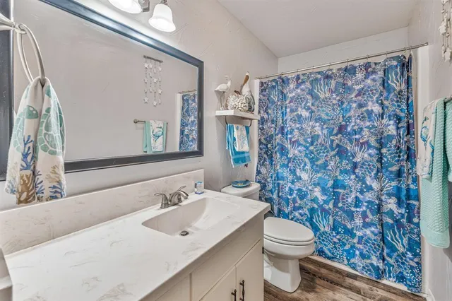 a bathroom with a sink and a toilet