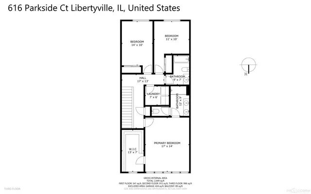 $679,900 | 616 Parkside Court, Libertyville, IL 60048