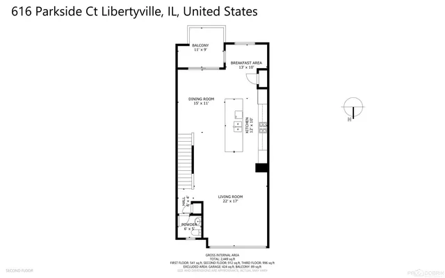 $679,900 | 616 Parkside Court, Libertyville, IL 60048