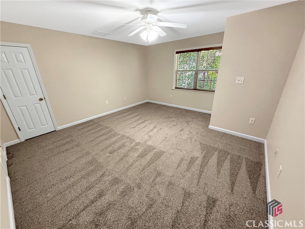 445 Logmont Trace, Unit 17 Athens, GA 30606 - Photo 17 of 28 Upstairs Bedroom with view to private lot