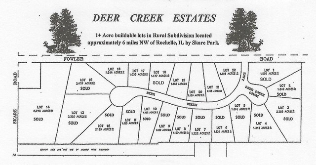 10370 East Deer Creek Lane Rochelle, IL 61068 - Photo 2 of 3 a black and white photo of a floor