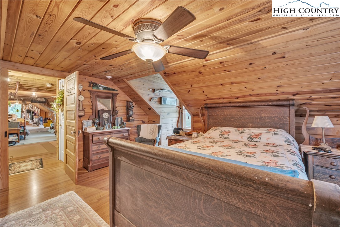 3786 Peak Road Creston, NC 28615 - Photo 36 of 44 a view of a room with wooden floor