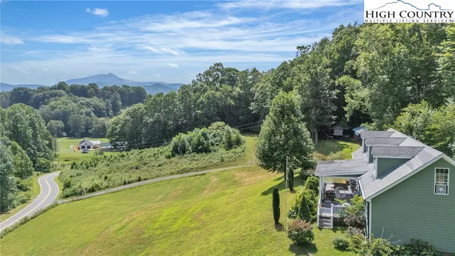 a view of a swimming pool with a garden
