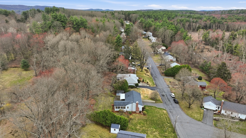 5 Westview Terrace Easthampton, MA 01027 - Photo 35 of 39 an aerial view of residential houses with outdoor space and trees