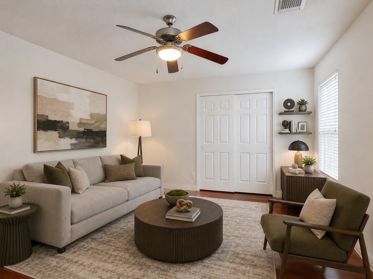19422 Harvest Stream Way Houston, TX 77084 - Photo 19 of 41 Versatile den ideal for a home office, media room, or flex space. AI-staged to help visualize the space.