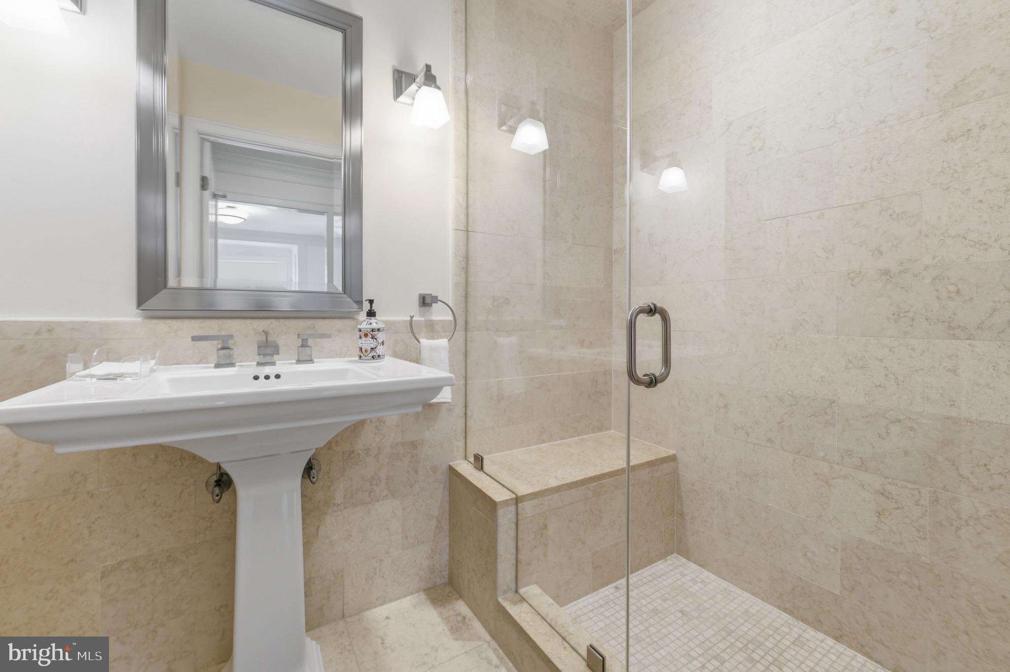 1724 Overlook Drive Silver Spring, MD 20903 - Photo 11 of 57 Elegant modern bathroom retreat.