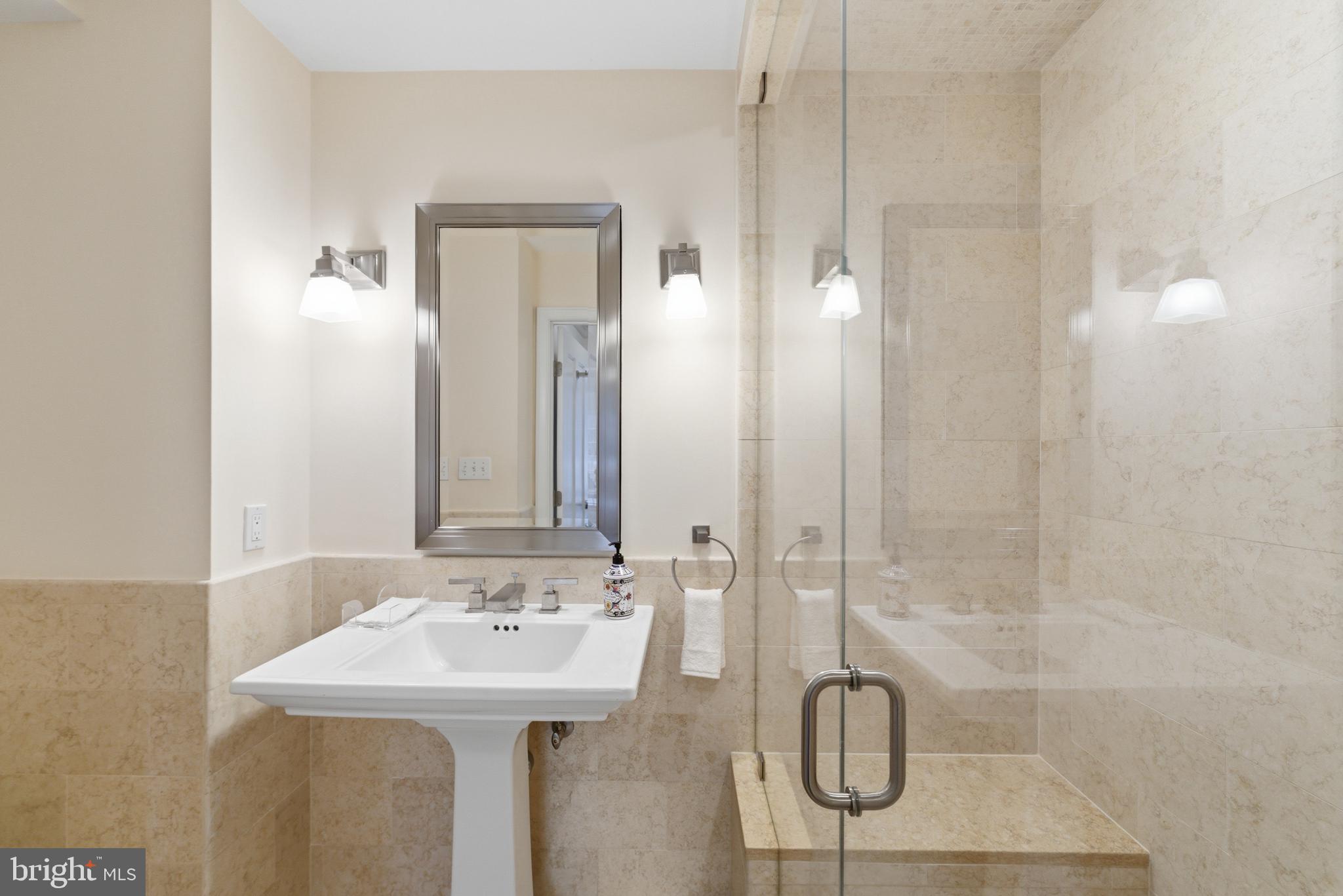 1724 Overlook Drive Silver Spring, MD 20903 - Photo 9 of 57 Elegant bathroom with modern finishes.