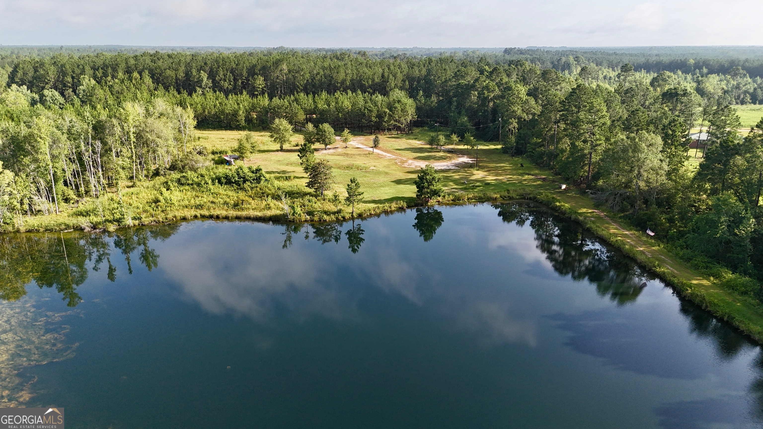503 Alton Lawson Road Adrian, GA 31002 - Photo 13 of 15 a view of a lake from a yard