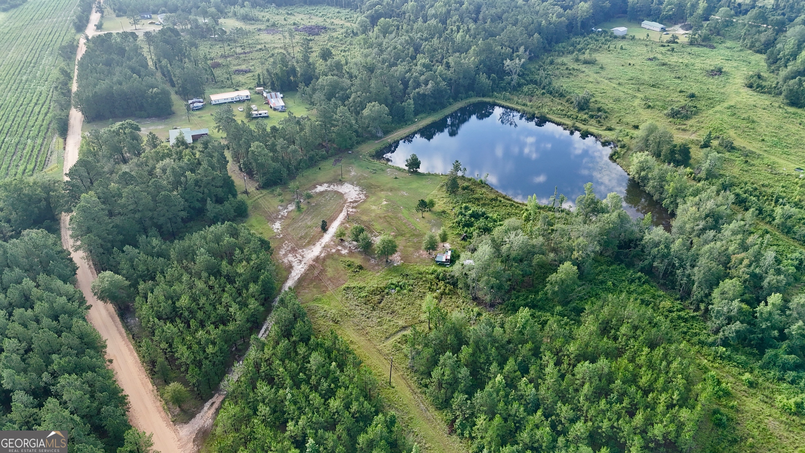 503 Alton Lawson Road Adrian, GA 31002 - Photo 8 of 15 an aerial view of a house