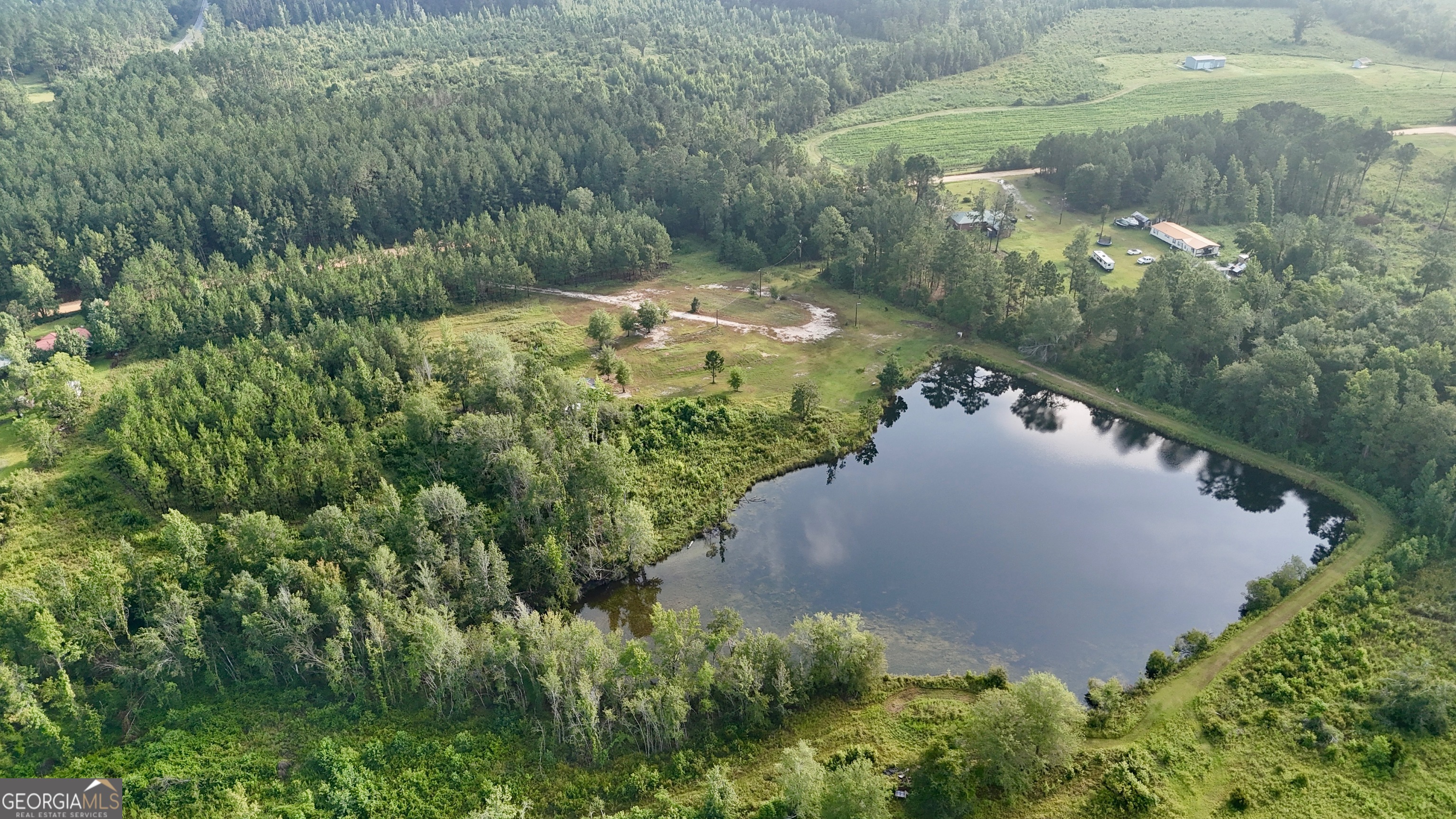503 Alton Lawson Road Adrian, GA 31002 - Photo 9 of 15 an aerial view of a house