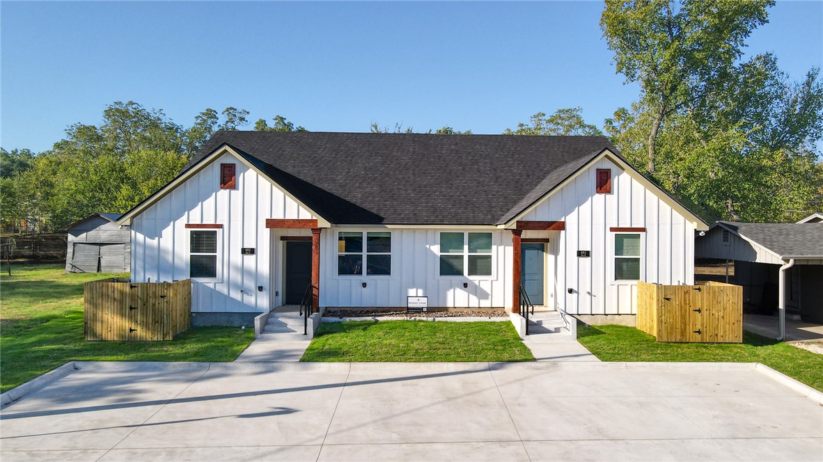 603 North Echols Street, Unit A Caldwell, TX 77836 - Photo 1 of 16 a view of a yard in front view of a house