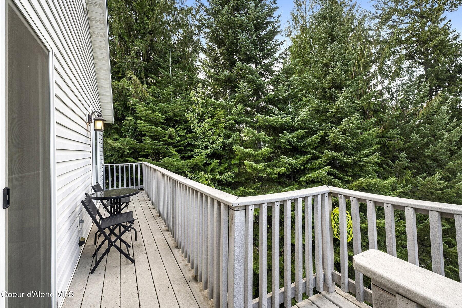 19820 South Alcan Road Coeur D'Alene, ID 83814 - Photo 48 of 81 Private Balcony among Evergreen