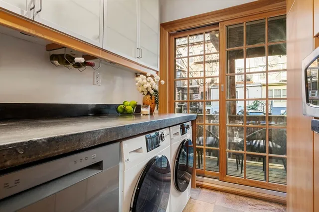 a view of storage and utility room