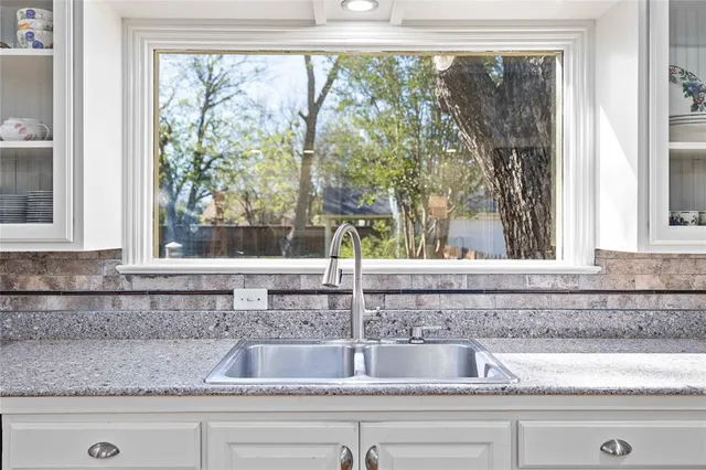 a sink and window