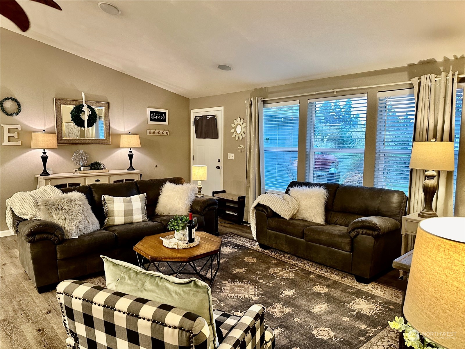 18120 Sunshine Lane Southwest Rochester, WA 98579 - Photo 9 of 39 a living room with furniture and a large window