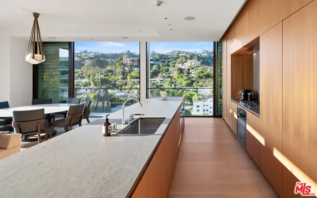 a very nice looking room with a large window