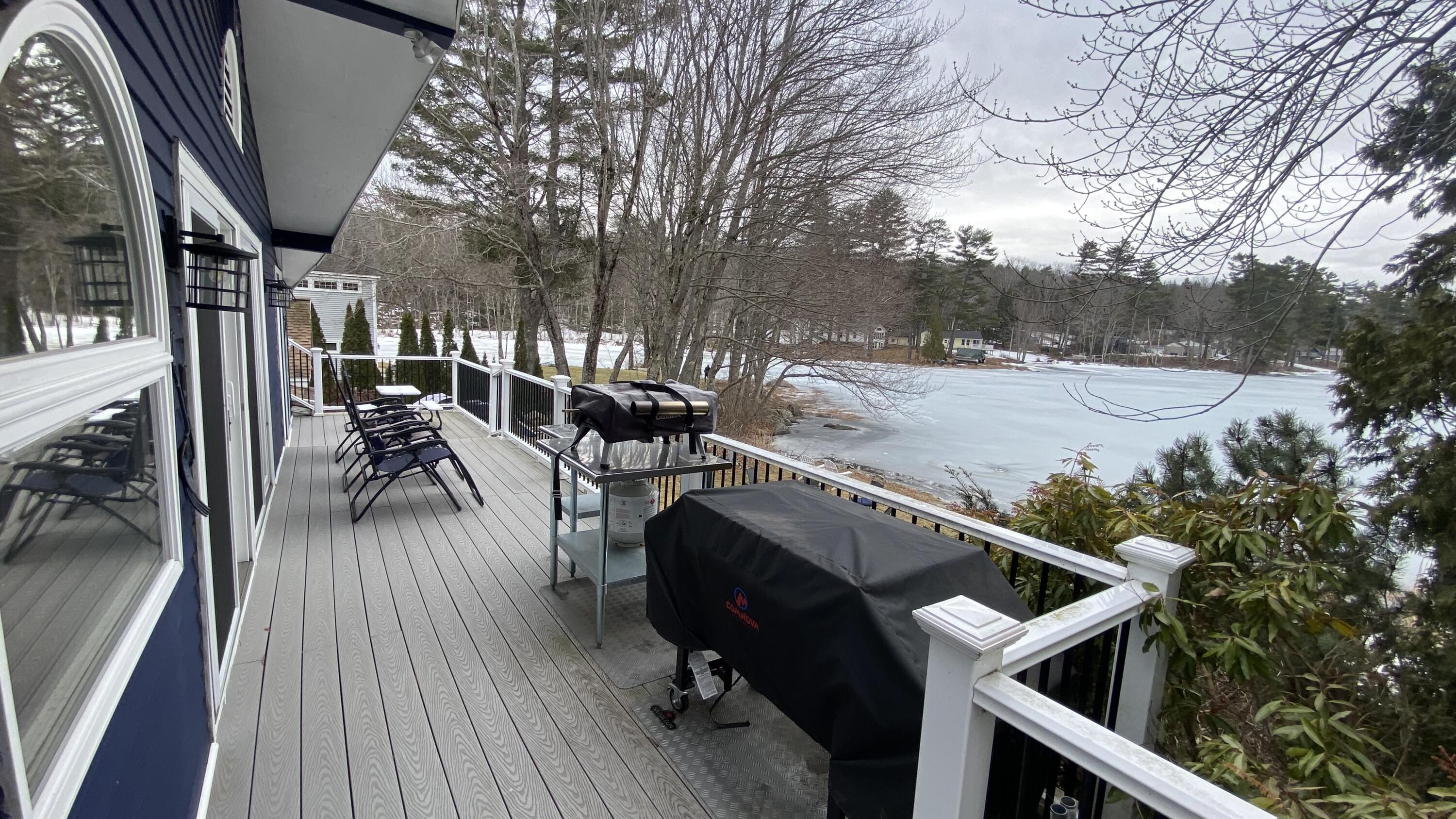 100 Albee Road Augusta, ME 04330 - Photo 26 of 68 long deck & view
