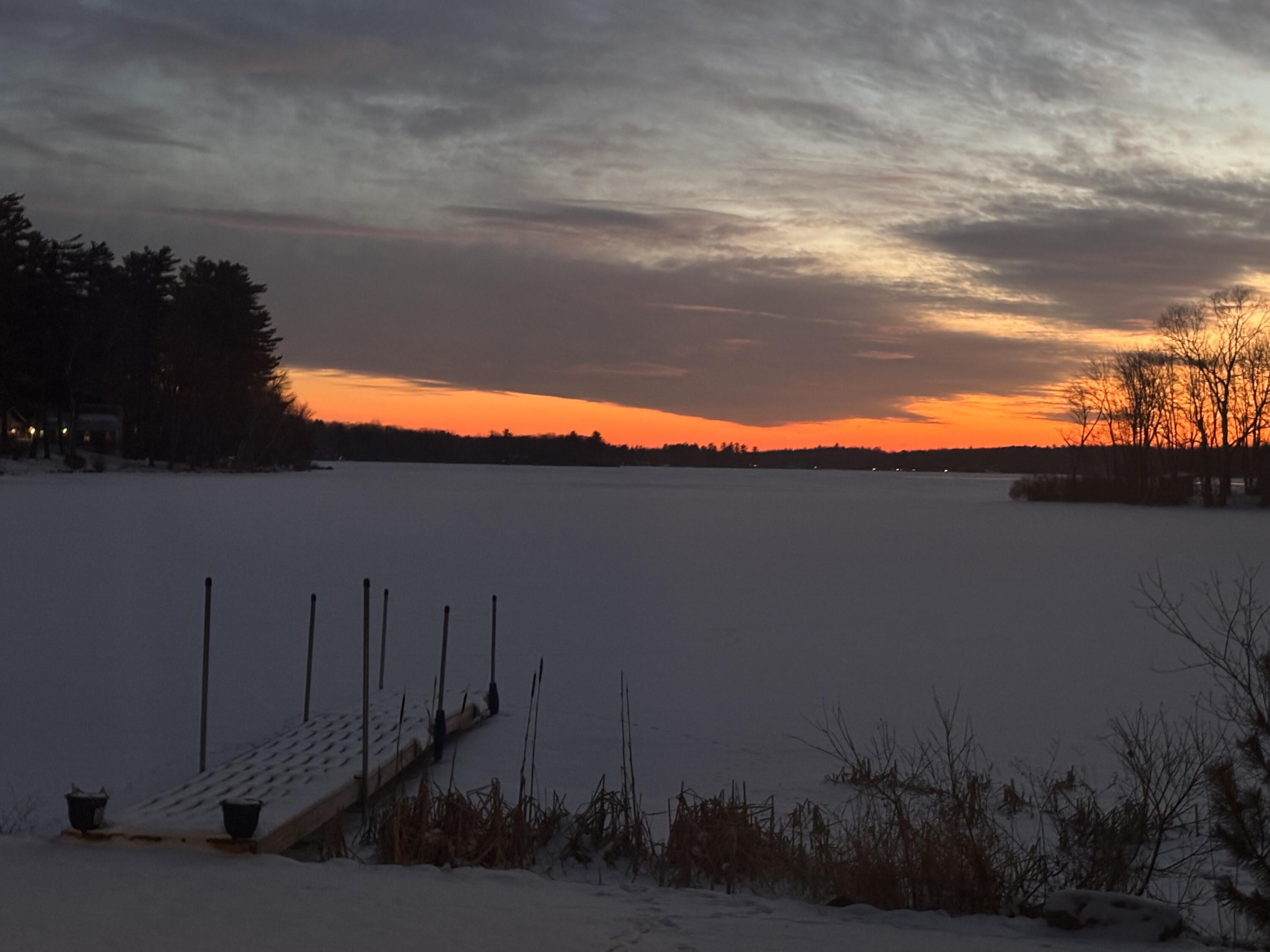 100 Albee Road Augusta, ME 04330 - Photo 10 of 68 iced sunset