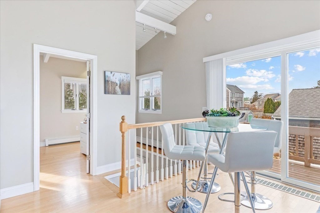 8 Feake Avenue Sandwich, MA 02563 - Photo 14 of 34 a view of a dining room with furniture window and wooden floor